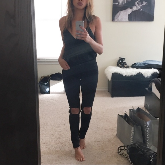 Frame Denim Denim - Distressed Frame Skinny Jeans.